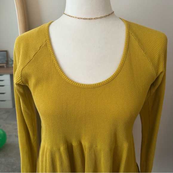 Anthropologie Maeve Samina Waffle Blouse Tiered XS - Picture 3 of 6